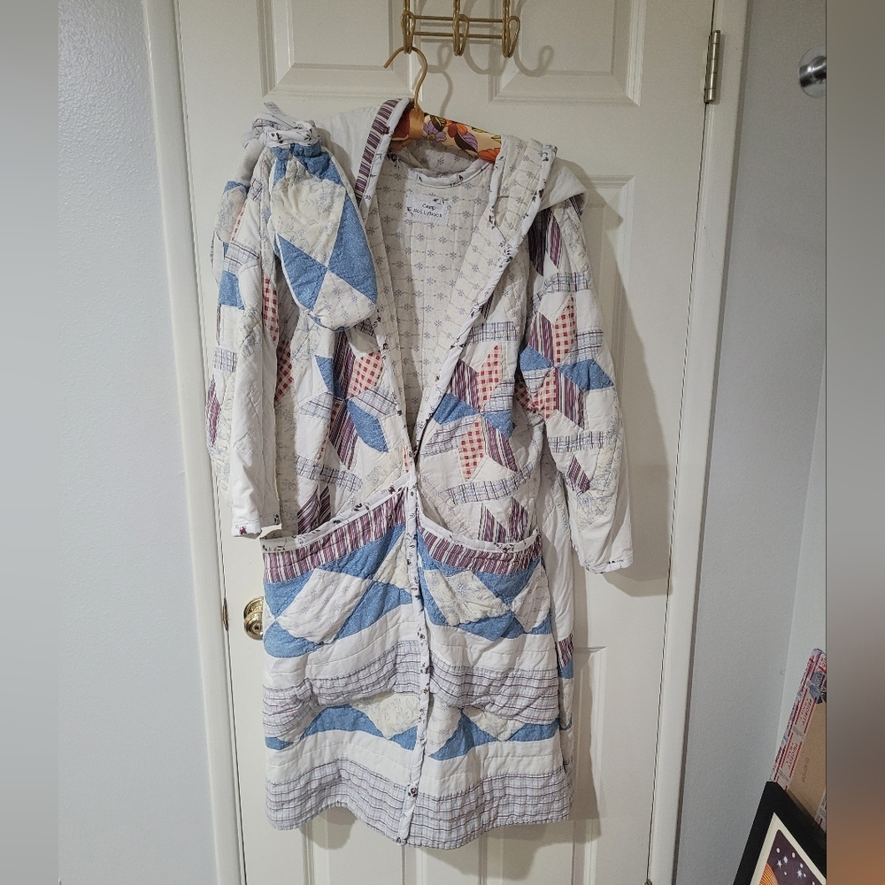 Camp Hollyhock Quilt Coat And Matching Mittens